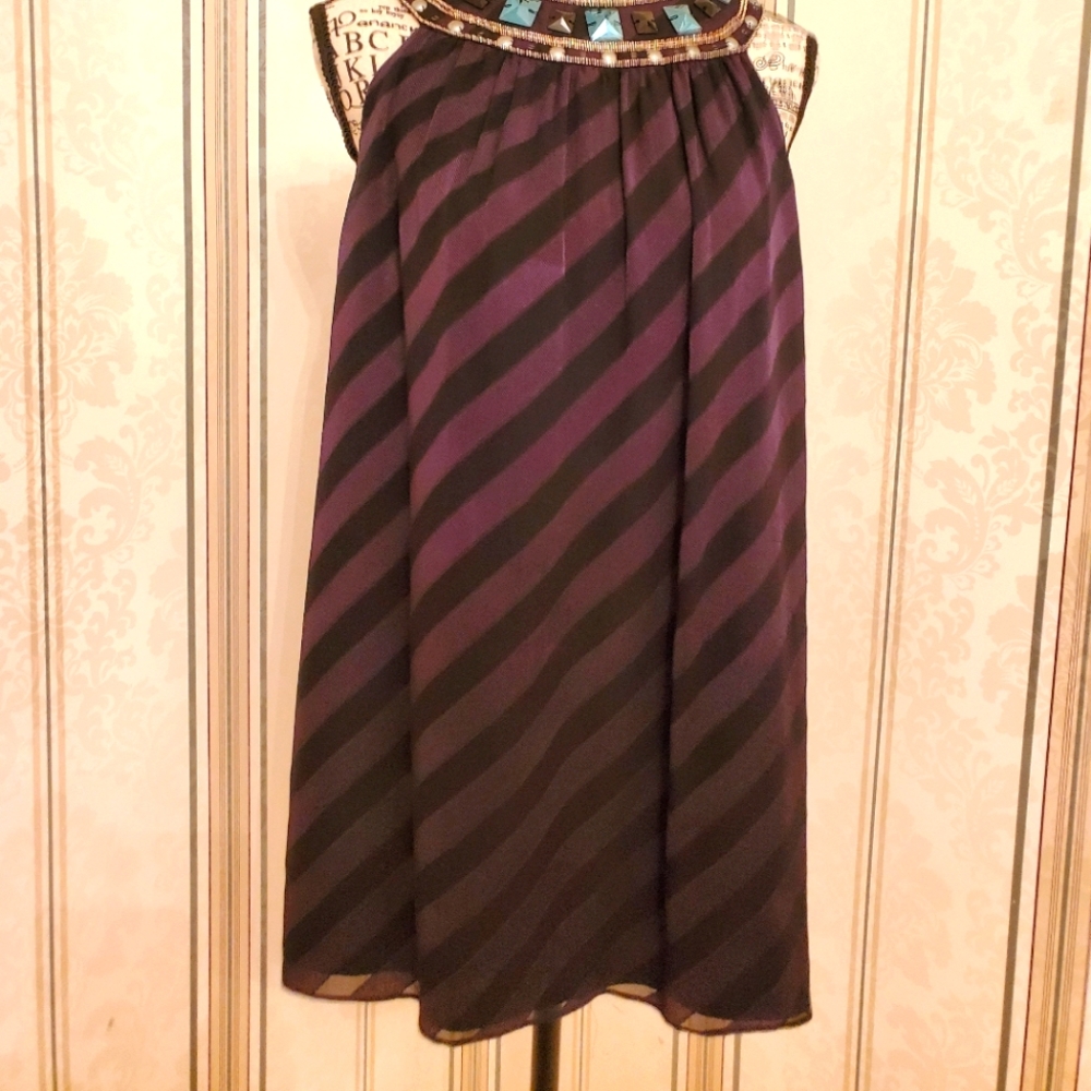 Dana Buchman jeweled tunic